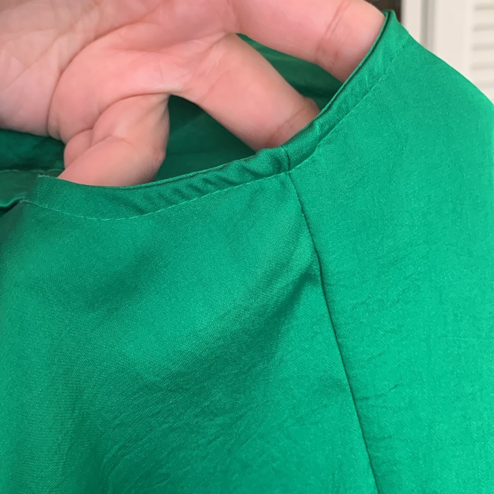 Anne Klein sleeveless top Green size 6 - Picture 12 of 14